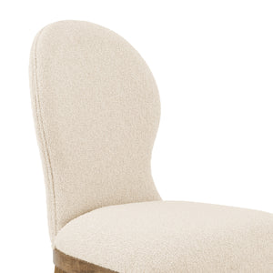 Eldoris Boucle Dining Side Chair, Palladian Beige