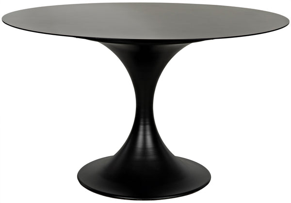 Herno Table, 48", Black Steel