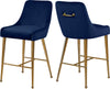 Irvin Stool In Navy Velvet