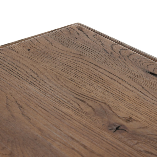 Glenview Dining Table In Weathered Oak