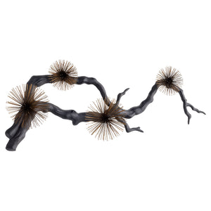 Ichiyo Wall Decor | Black | Gold Accents - Large