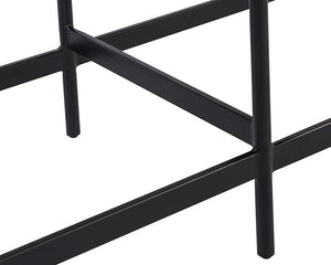 Omari Bench - Black - Light Tan