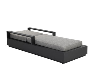 TAVIRA LOUNGER - CHARCOAL - LANIKAI SALT AND PEPPER