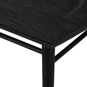 Lewis Dining Bench - Black Oak
