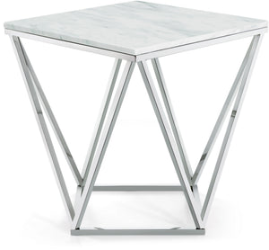 Grady End Table In Chrome