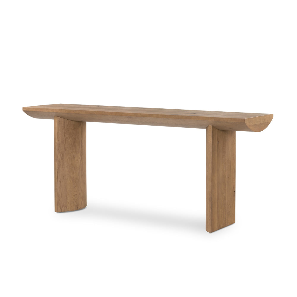 Pickford Console Table In Dusted Oak Veneer