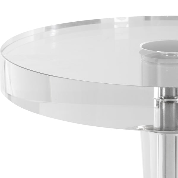Pria Crystal Drink Table