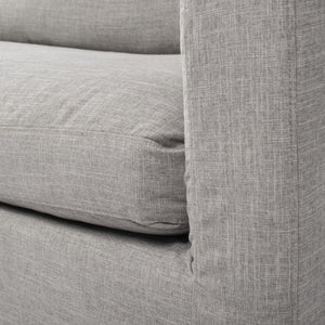 Denly III 38 X 38.25 X 34.5 Flint Gray Slipcover Upholstered Arm Chair