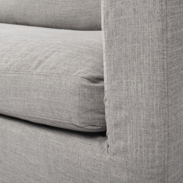 Denly III 38 X 38.25 X 34.5 Flint Gray Slipcover Upholstered Arm Chair