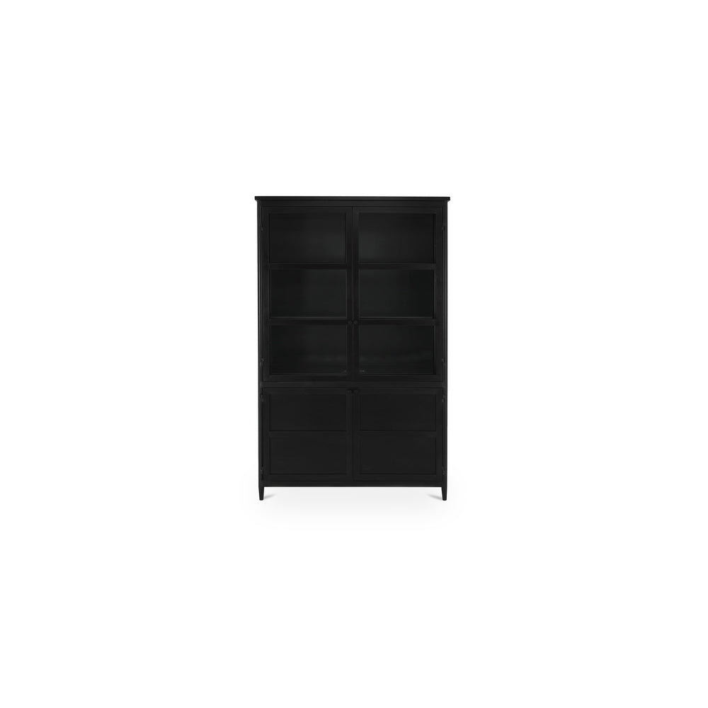 Moe's Henry Metal Tall Cabinet in Black