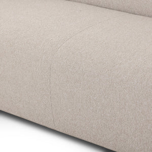 Mazie Sofa In 94" In Crete Pebble