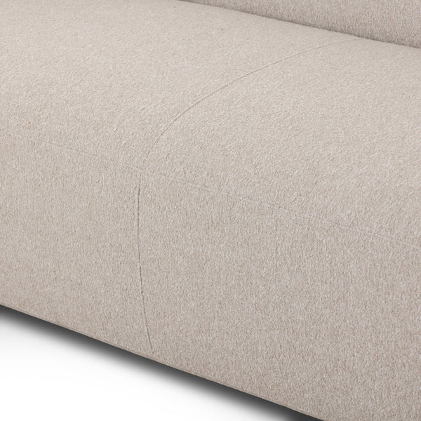 Mazie Sofa In 94" In Crete Pebble