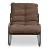 Moe's Lyra Outdoor Rocking Chair in Brown