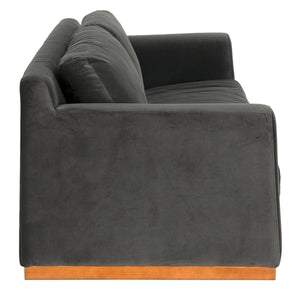 Seville Sofa, Grey Velvet