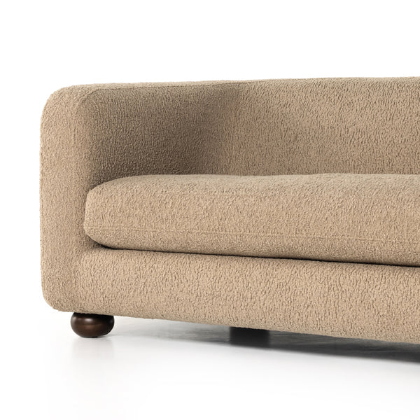 Gidget Sofa In 84" In Sheepskin Camel