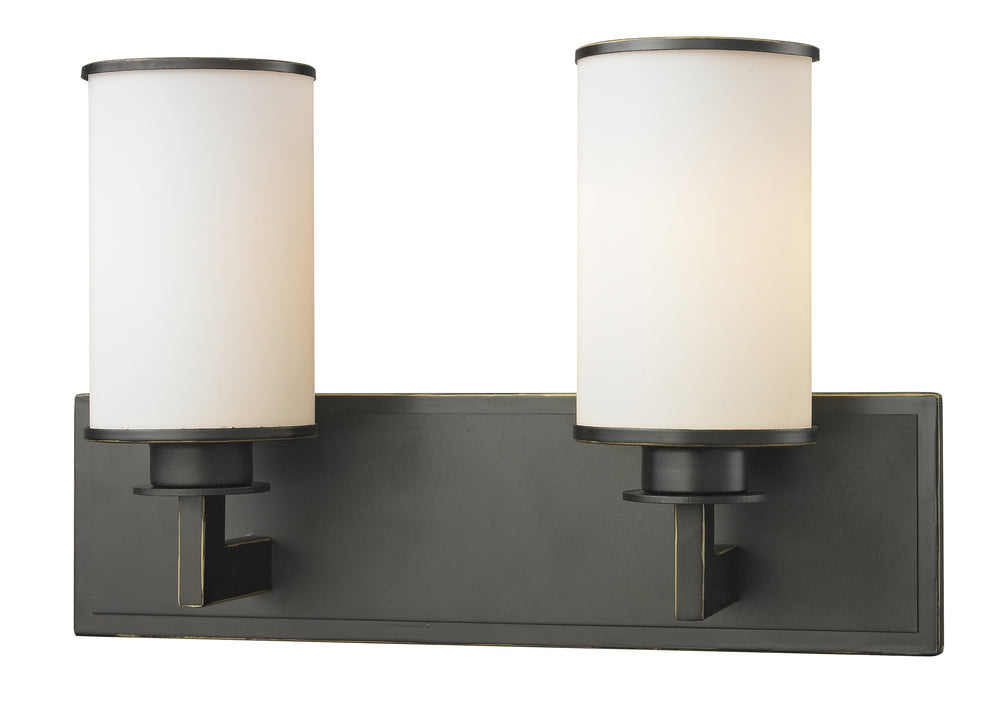 Savannah 2 Light Vanity in Olde Bronze Finish