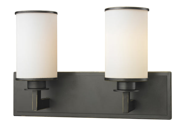 Savannah 2 Light Vanity in Olde Bronze Finish