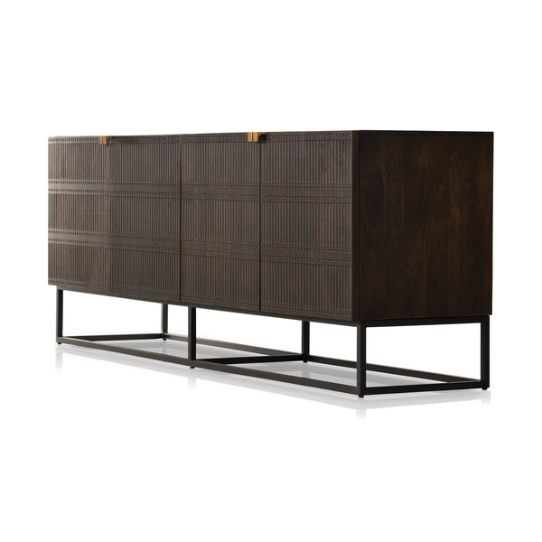 Kelby Closed Media Console In Brown