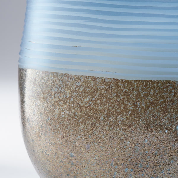 Medium Europa Vase in Blue and Iron Glaze