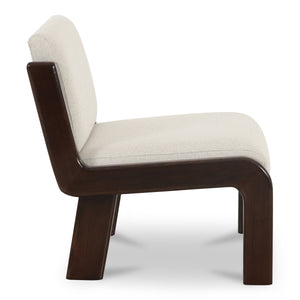 Moe's Edie Accent Chair in Flecked Ivory