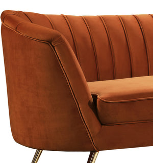 Josefina Sofa In Cognac Velvet