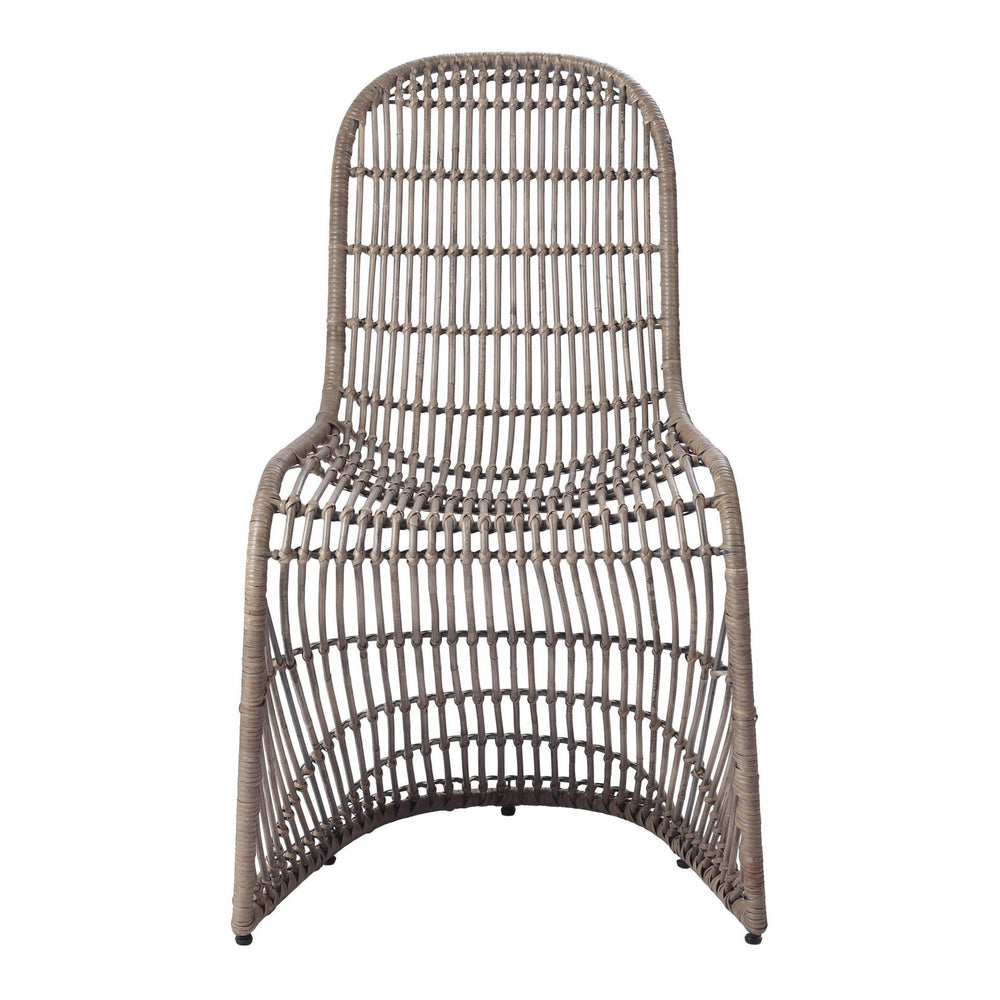 Groovy Rattan Chair In Gray