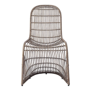 Groovy Rattan Chair In Gray