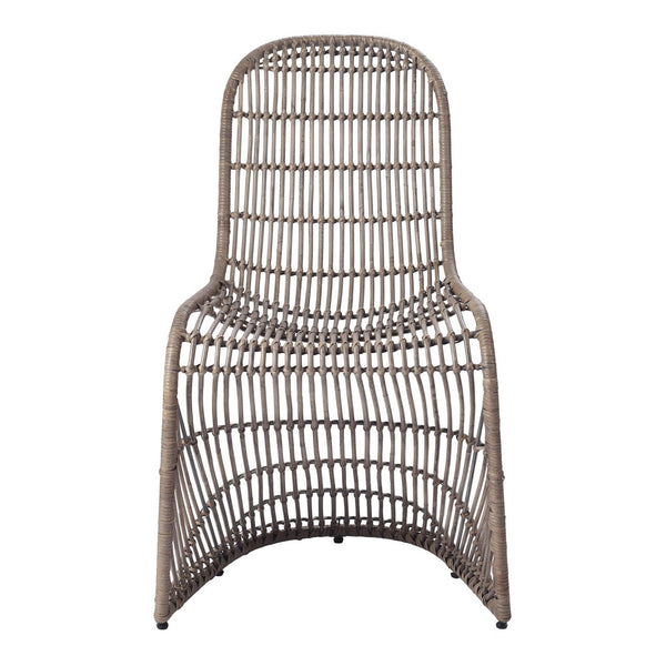 Groovy Rattan Chair In Gray
