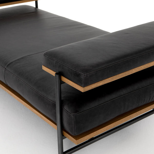 Kennon Chaise in Sonoma Black