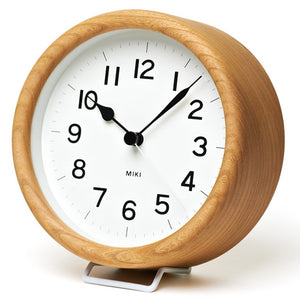 Miki Table Clock - Natural