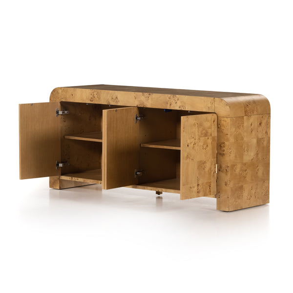 Jenson Media Console In Natural Poplar