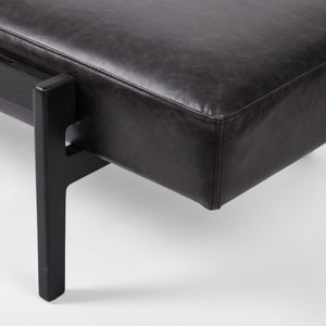 Fawkes Bench In Brushed Ebony