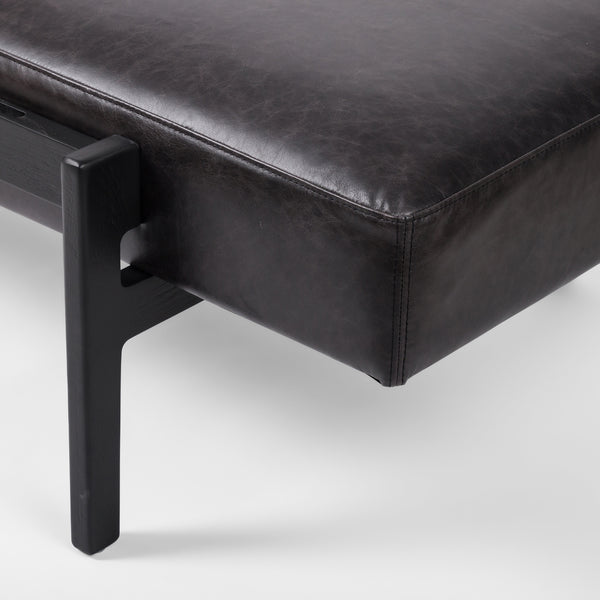 Fawkes Bench In Brushed Ebony
