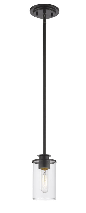 Savannah 1 Light Mini Pendant in Bronze Finish