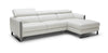 Kendal Premium Leather Sectional In Right hand Facing