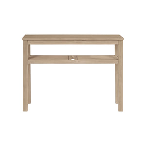 Tiburon KD Console Table with Shelf, Drifted Sand