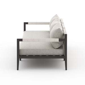 Sherwood Outdoor Sofa 93" in Bronze/Stone