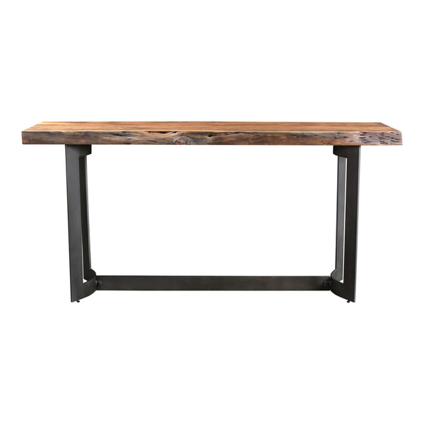 Moe's Bent Console Table in Natural Acacia Wood