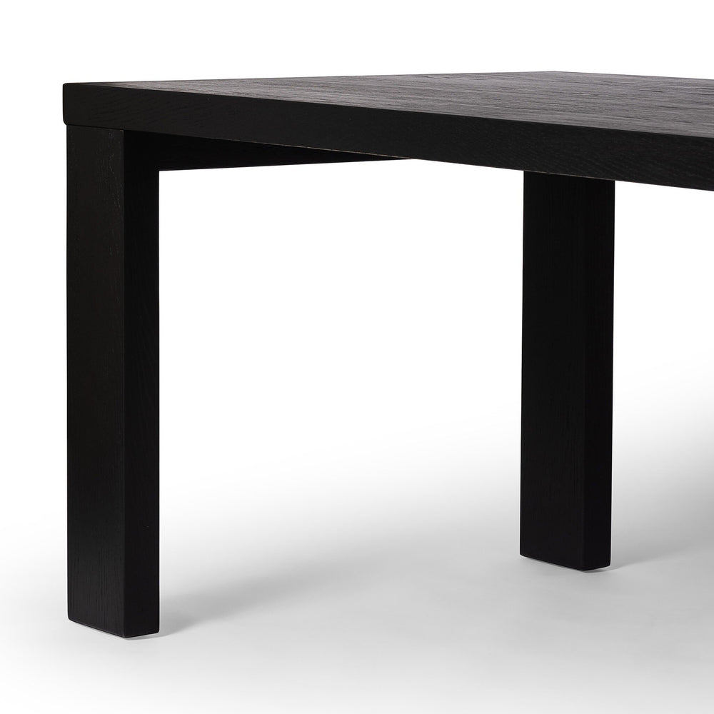 Millie Dining Table - Drifted Matte Black Veneer