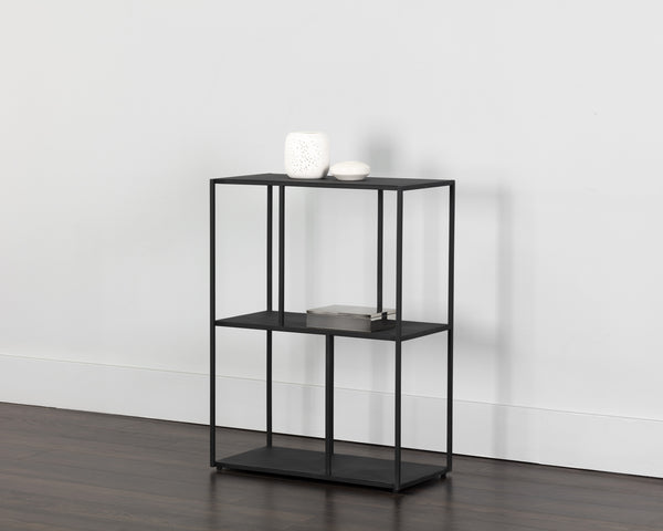Eiffel Low Bookcase - Small - Black