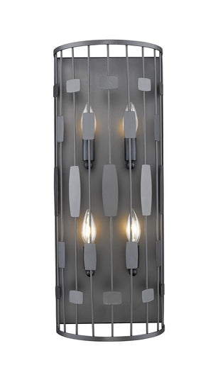 Almet 4 Light Wall Sconce in Bronze Finish