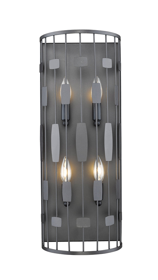 Almet 4 Light Wall Sconce in Bronze Finish