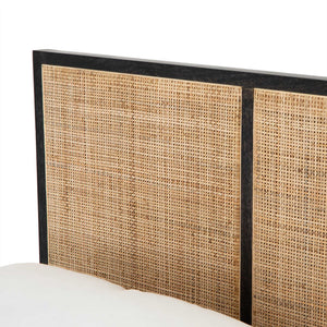 Sydney King Bed in Black Wash