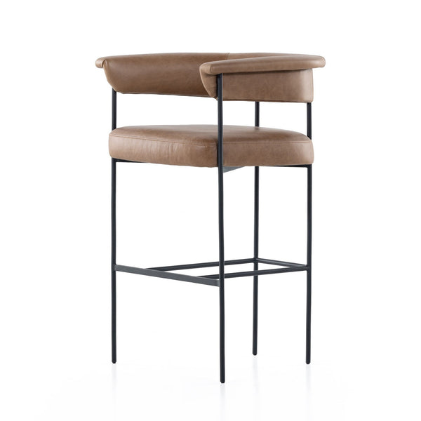 Carrie Bar Stool - Chaps Saddle