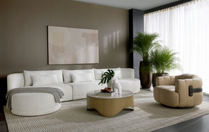 LAKEN SOFA CHAISE - LAF - COPENHAGEN WHITE