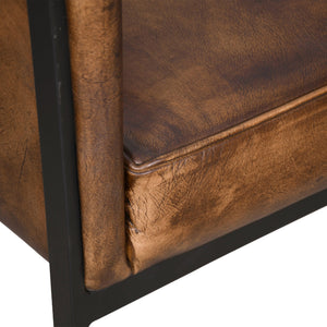 Essex 22" Leather Armchair, Antique Whiskey