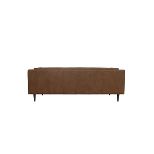 Moe's Woods Brown Leather Sofa