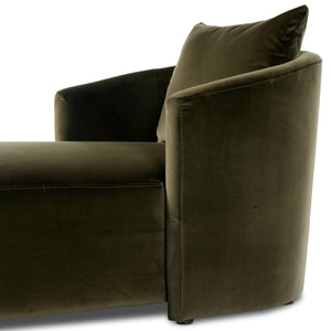 Farrah Chaise Lounge In Surrey Olive