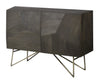 Darwin Dark Brown Wood 2 Door Accent Cabinet