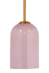 Holt 1-Light Glass Pendant, Pink